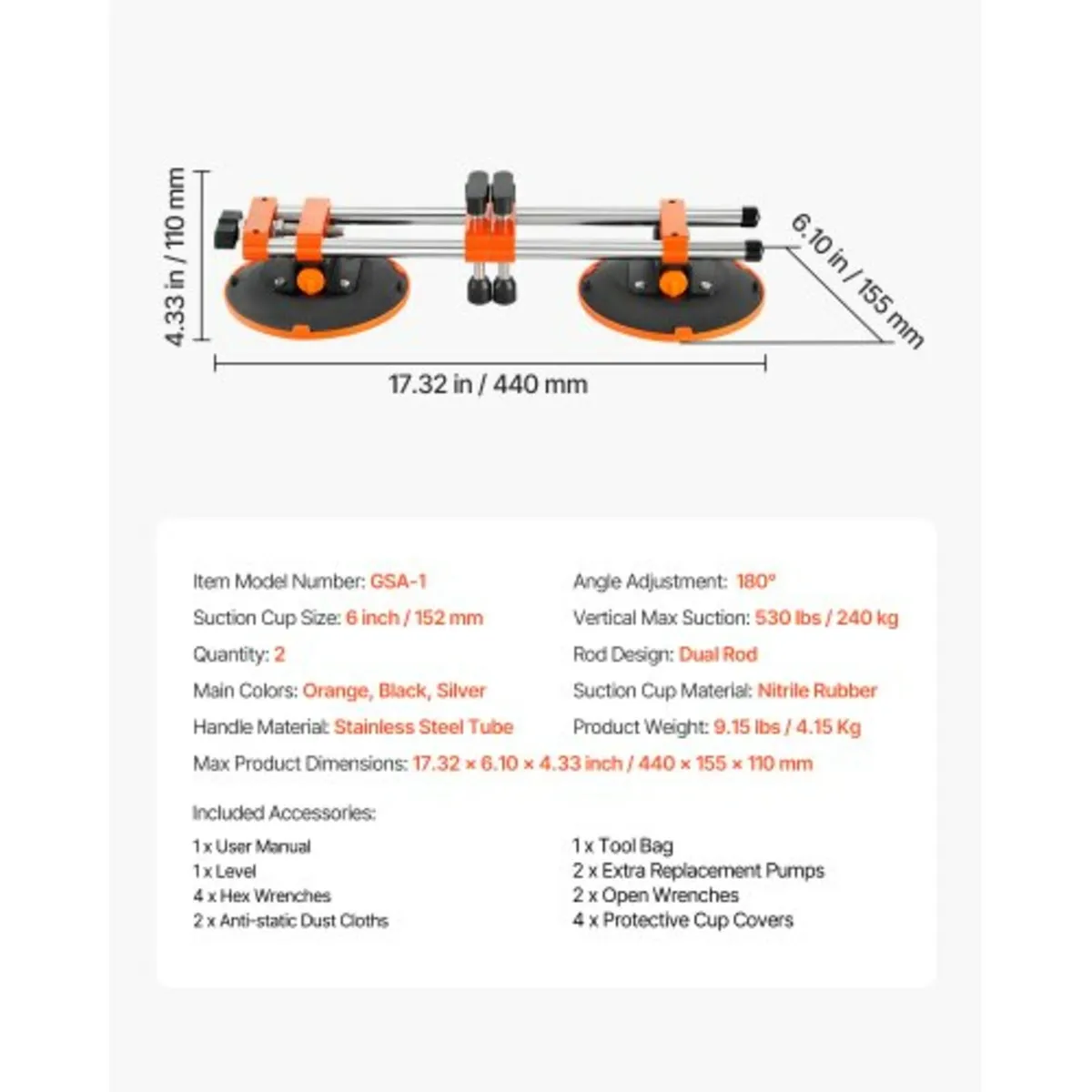 Seamless Seam Setter 6" Suction Cup for Countertop - Image 2
