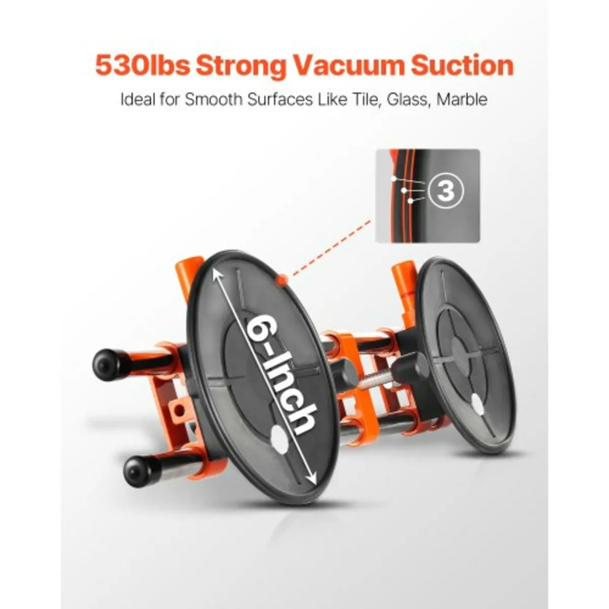 Seamless Seam Setter 6" Suction Cup for Countertop - Image 3
