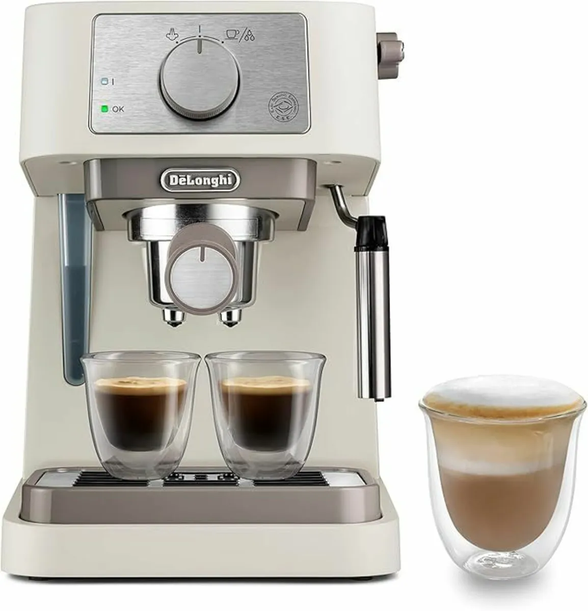 Manual Coffee Machine 15 Bar Pressure Cappuccino - Image 1