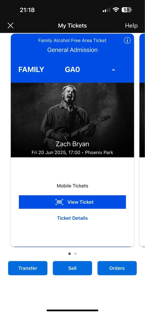 REDUCED Zach Bryan tickets