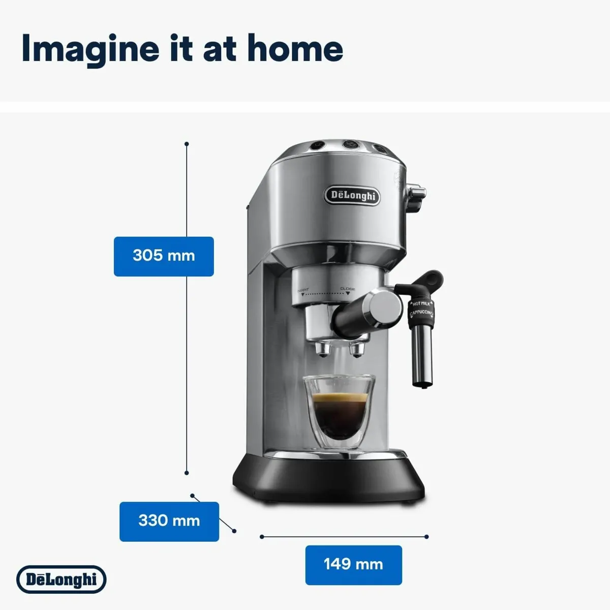 Traditional Pump Espresso Machine Cappuccino - Image 2