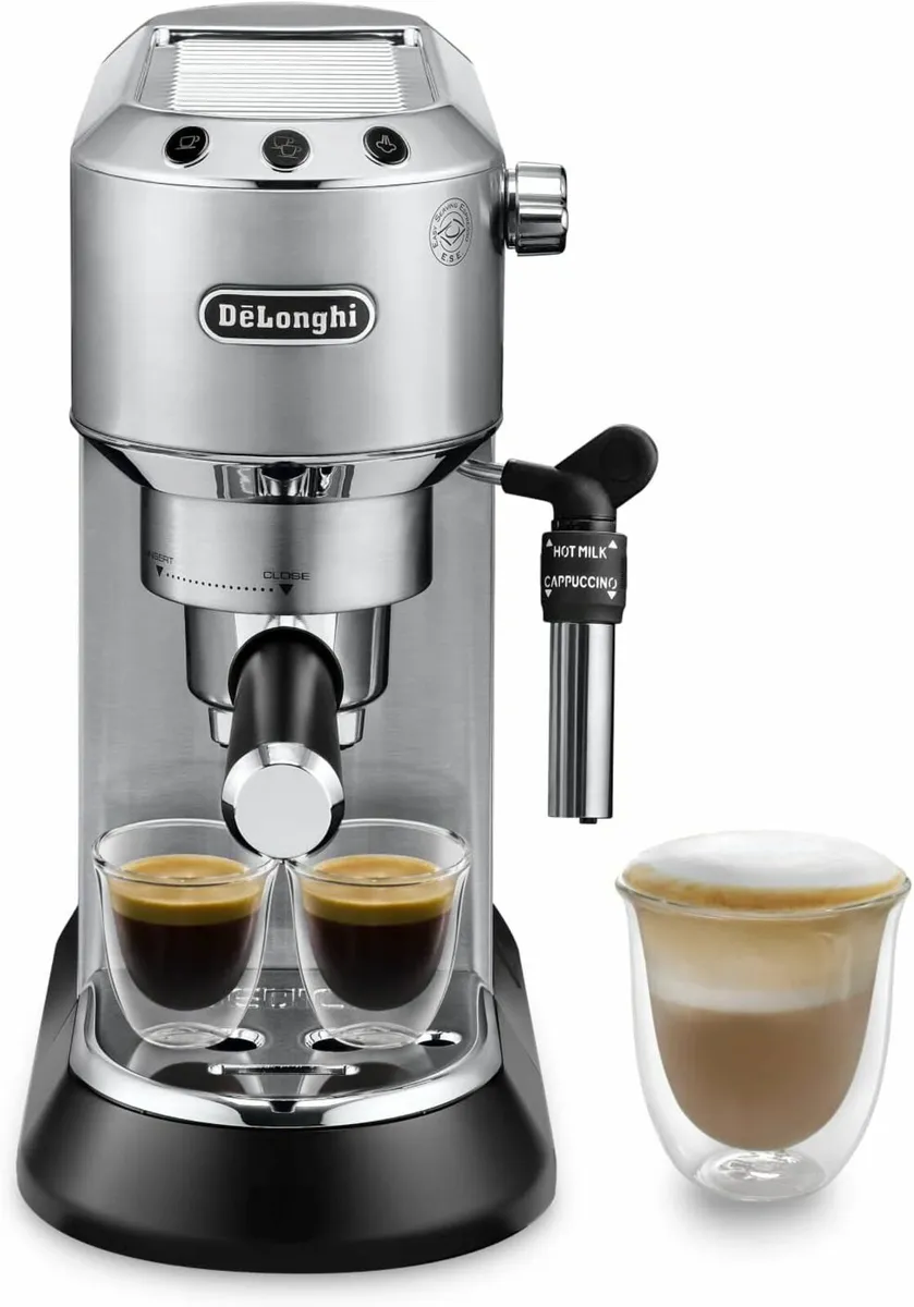 Traditional Pump Espresso Machine Cappuccino - Image 1