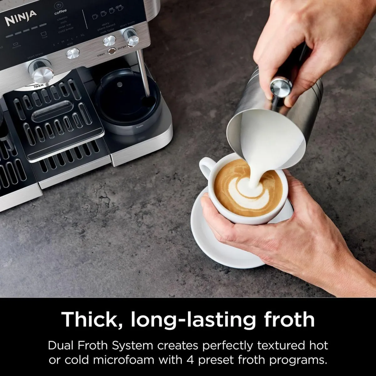 Premier 3-in-1 Coffee Machine Latte Cappuccino - Image 4