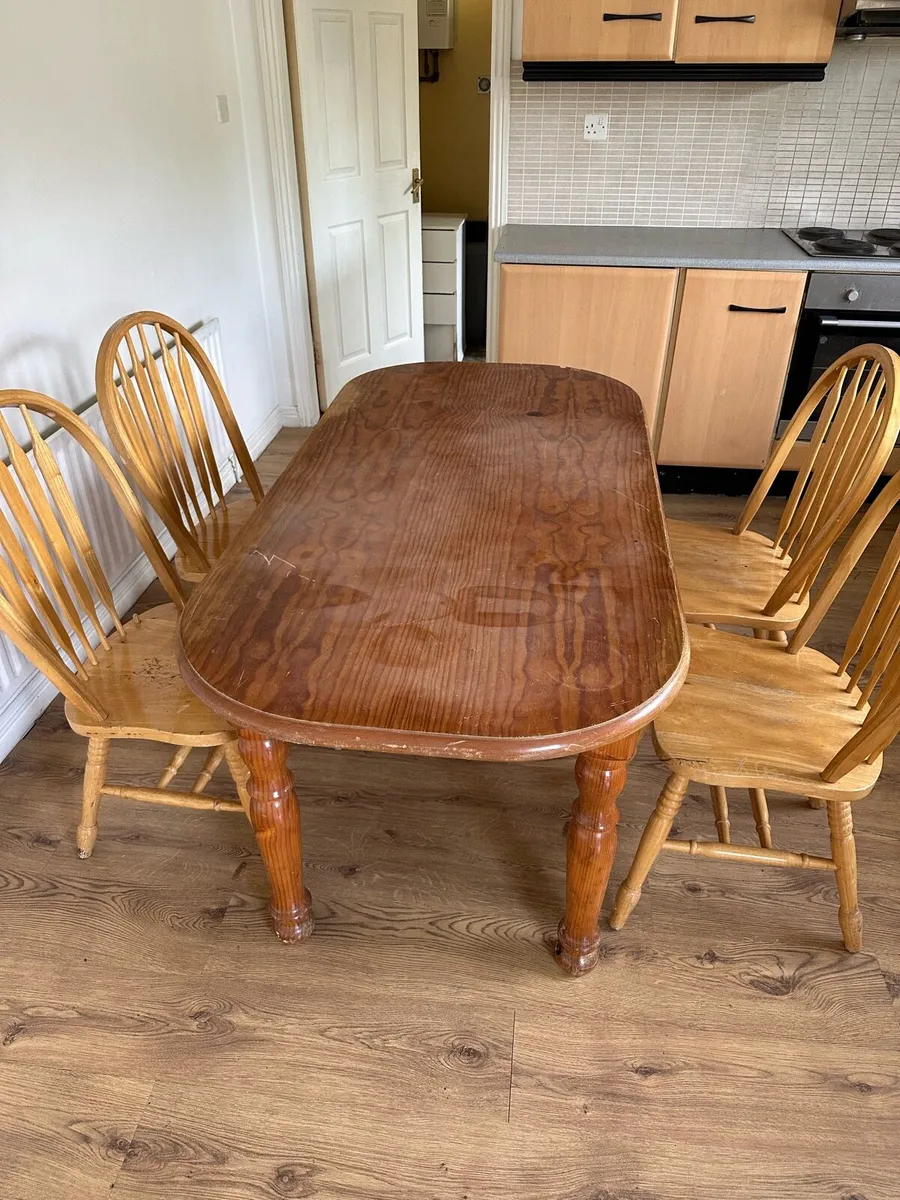 Dining Table and Chairs - Image 1