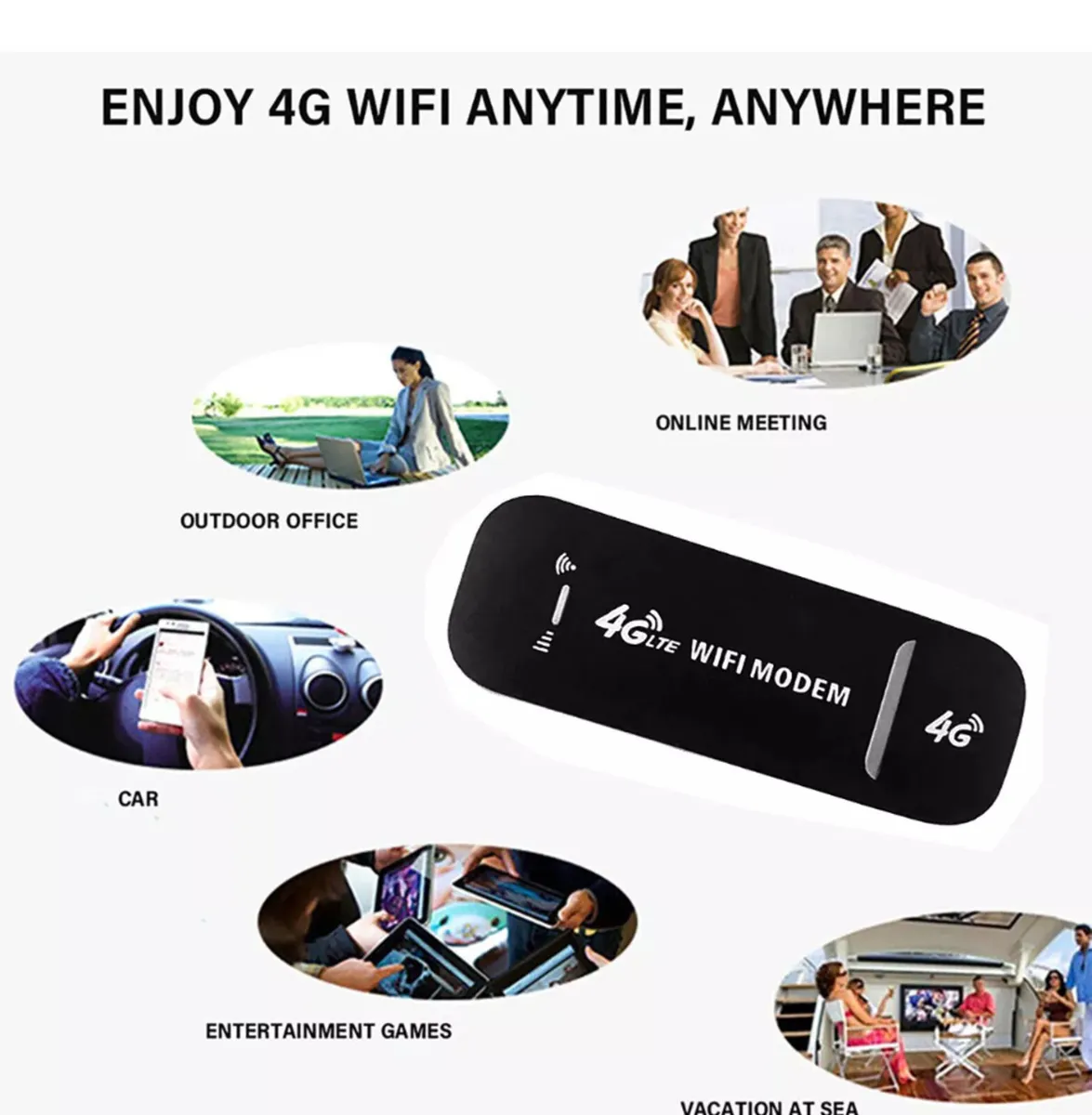 New 4G LTE Unlocked USB Dongle WiFi - Image 1