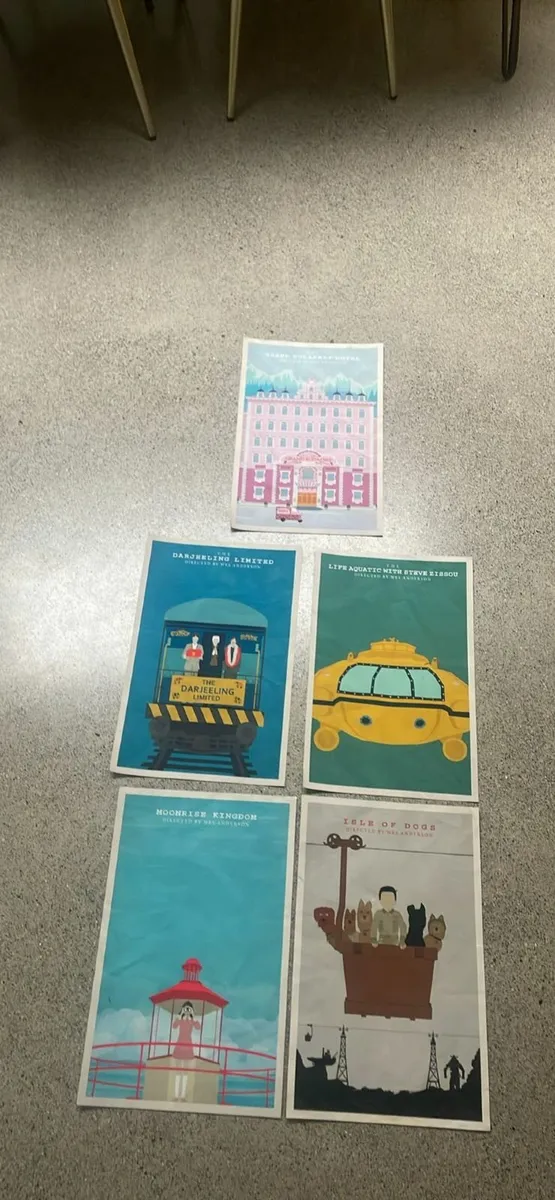 Wes Anderson Movie Posters - Image 1
