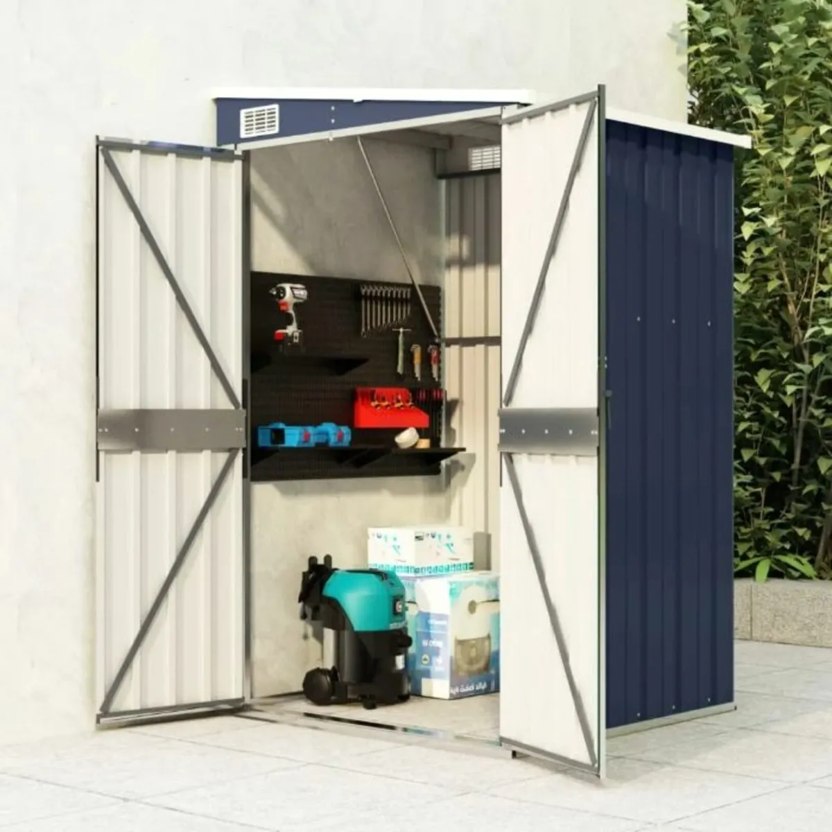 [Free P&P] New Wall-mounted Garden Shed 118x100x17 - Image 1