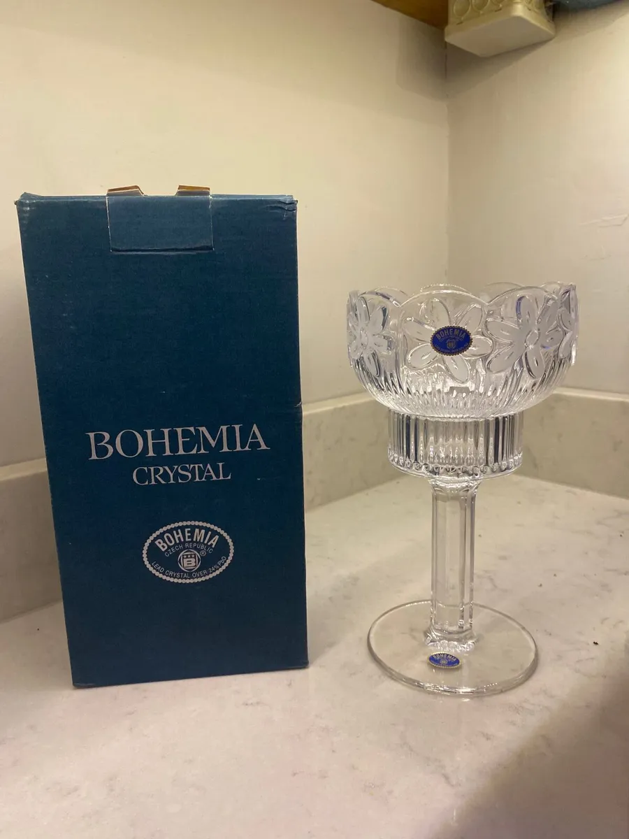 Bohemia Crystal Candle Holder - Image 1