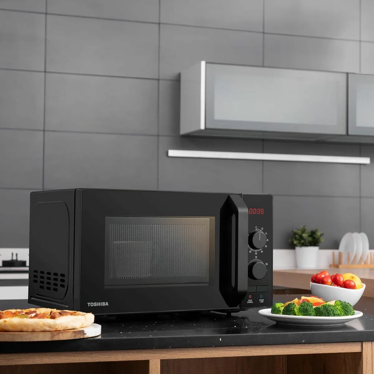 20L Microwave Oven 8 Auto Menus 5 Power Levels - Image 2