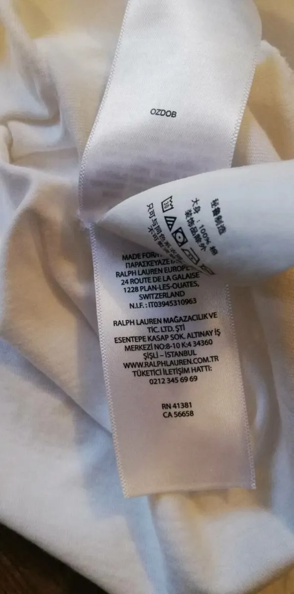 Polo Ralph Lauren Mens white long sleeve hoodie - Image 4