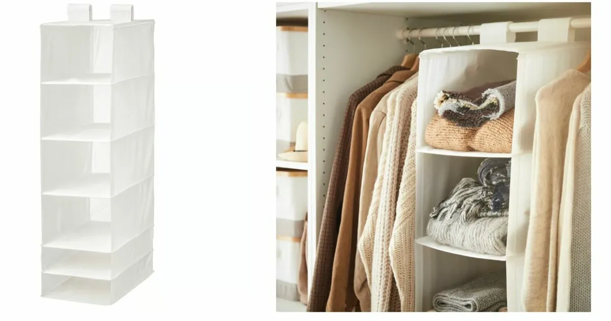 IKEA SKUBB Hanging Storage (6 Compartments) - Image 1