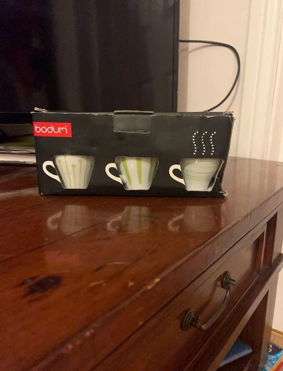 Bodum 6 Espresso cups and saucers - Image 3