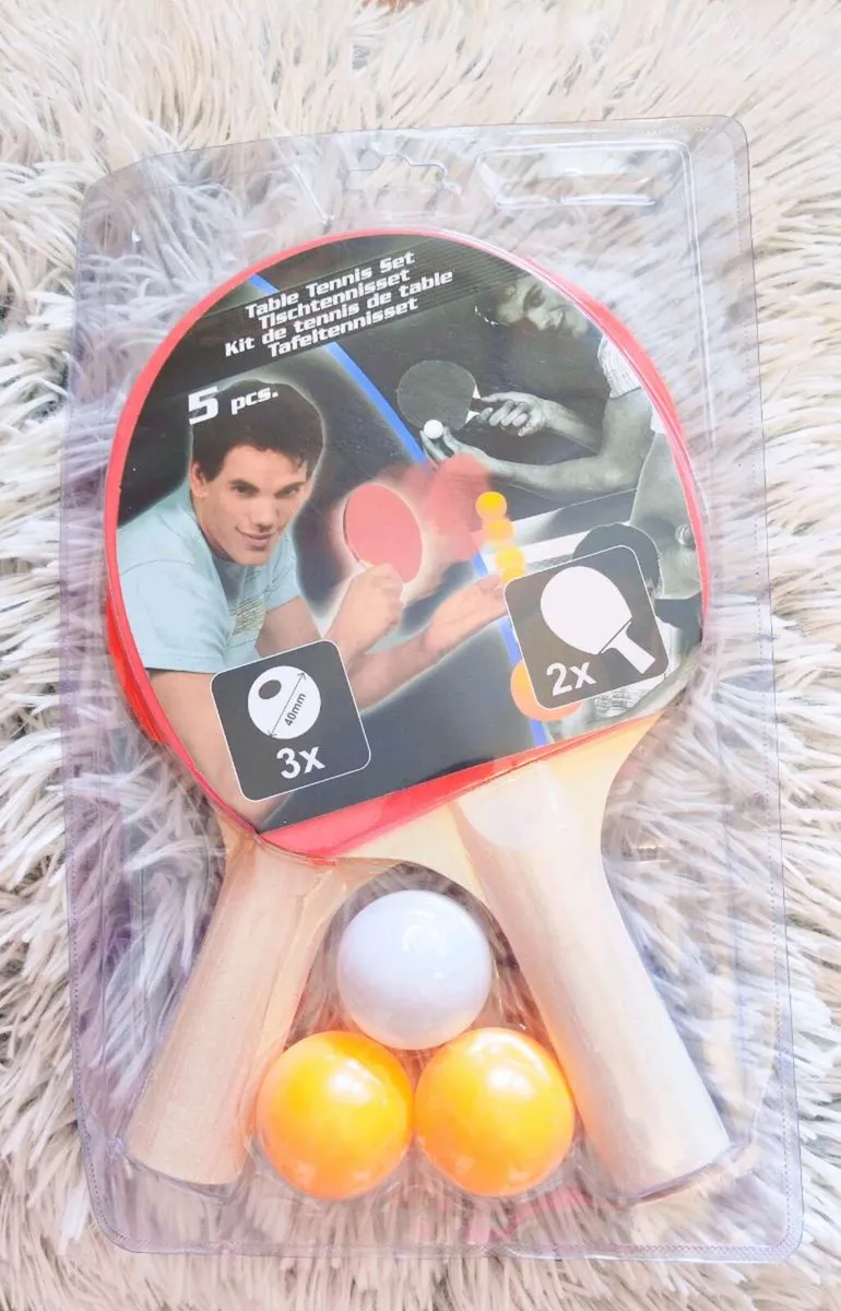 Table Tennis Set (Ping Pong) – 2 Rackets + 3 Balls - Image 3