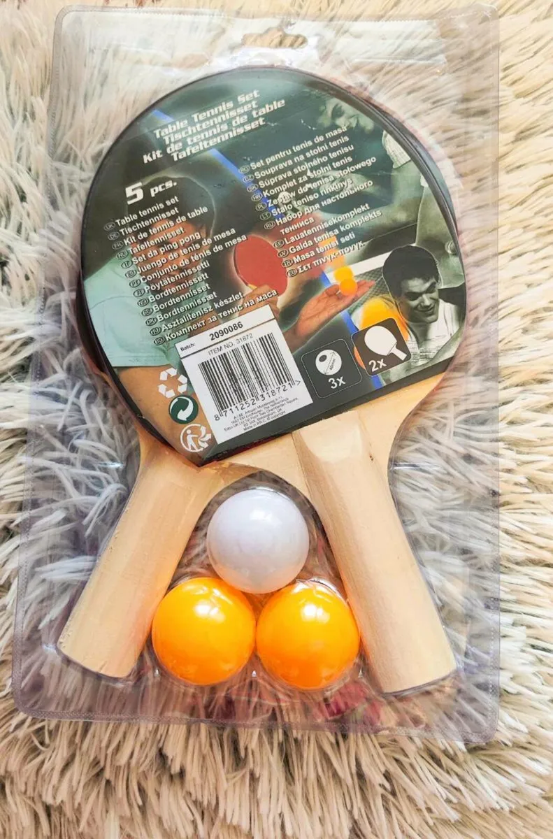 Table Tennis Set (Ping Pong) – 2 Rackets + 3 Balls - Image 4