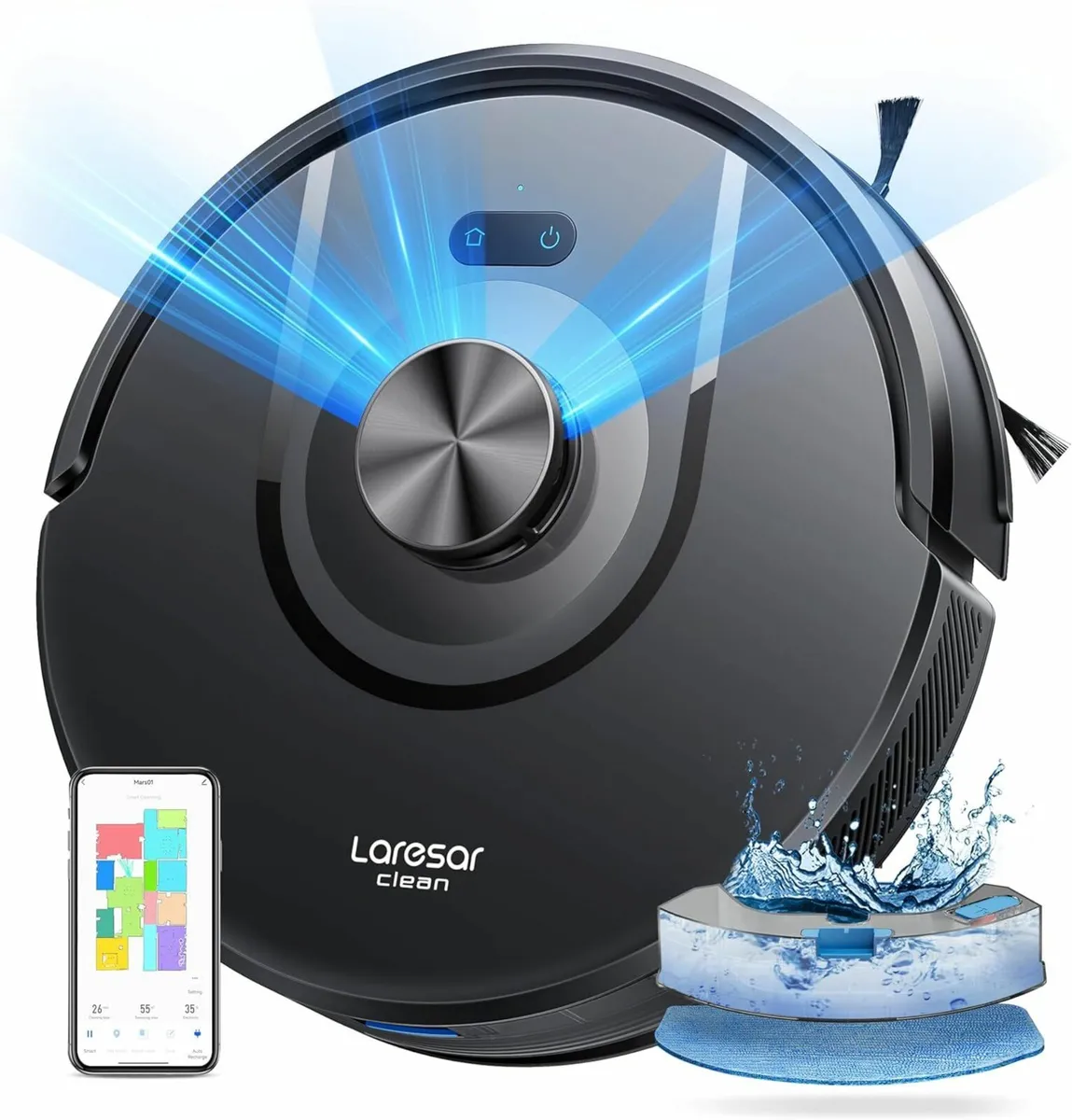 Clean Robot Vacuum Cleaner with Mop Ultra Strong - Image 1