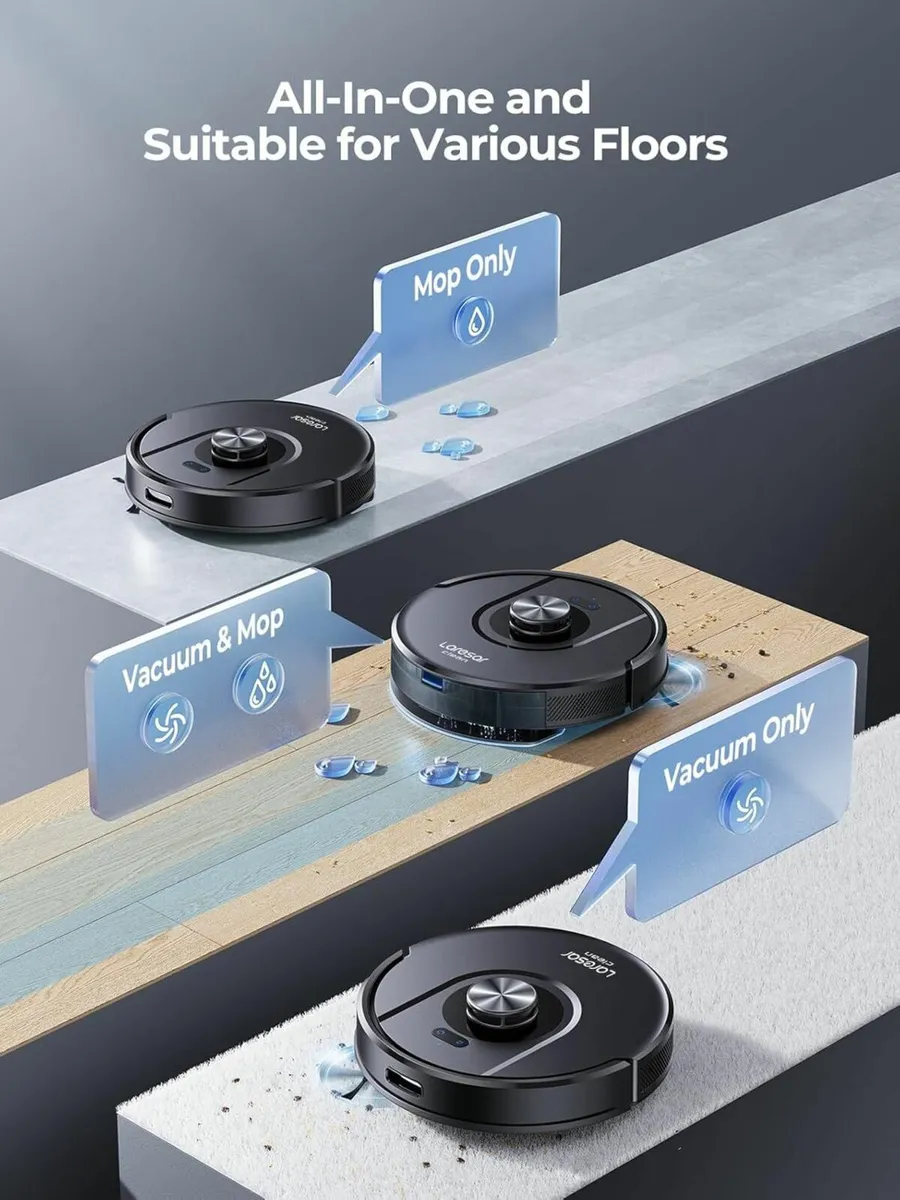 Clean Robot Vacuum Cleaner with Mop Ultra Strong - Image 4