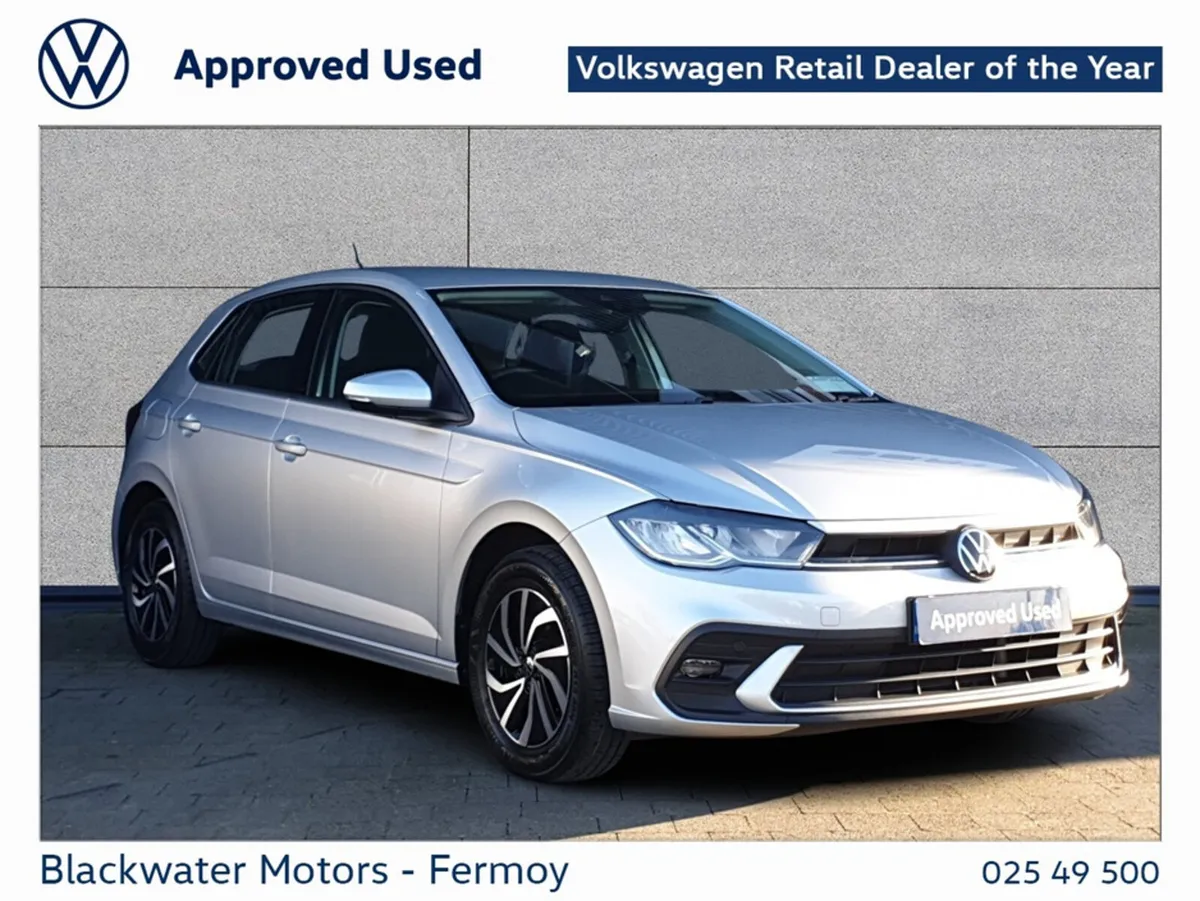 Volkswagen Polo 1.0TSI 95BHP LIFE WIHT REAR VIEW C - Image 1