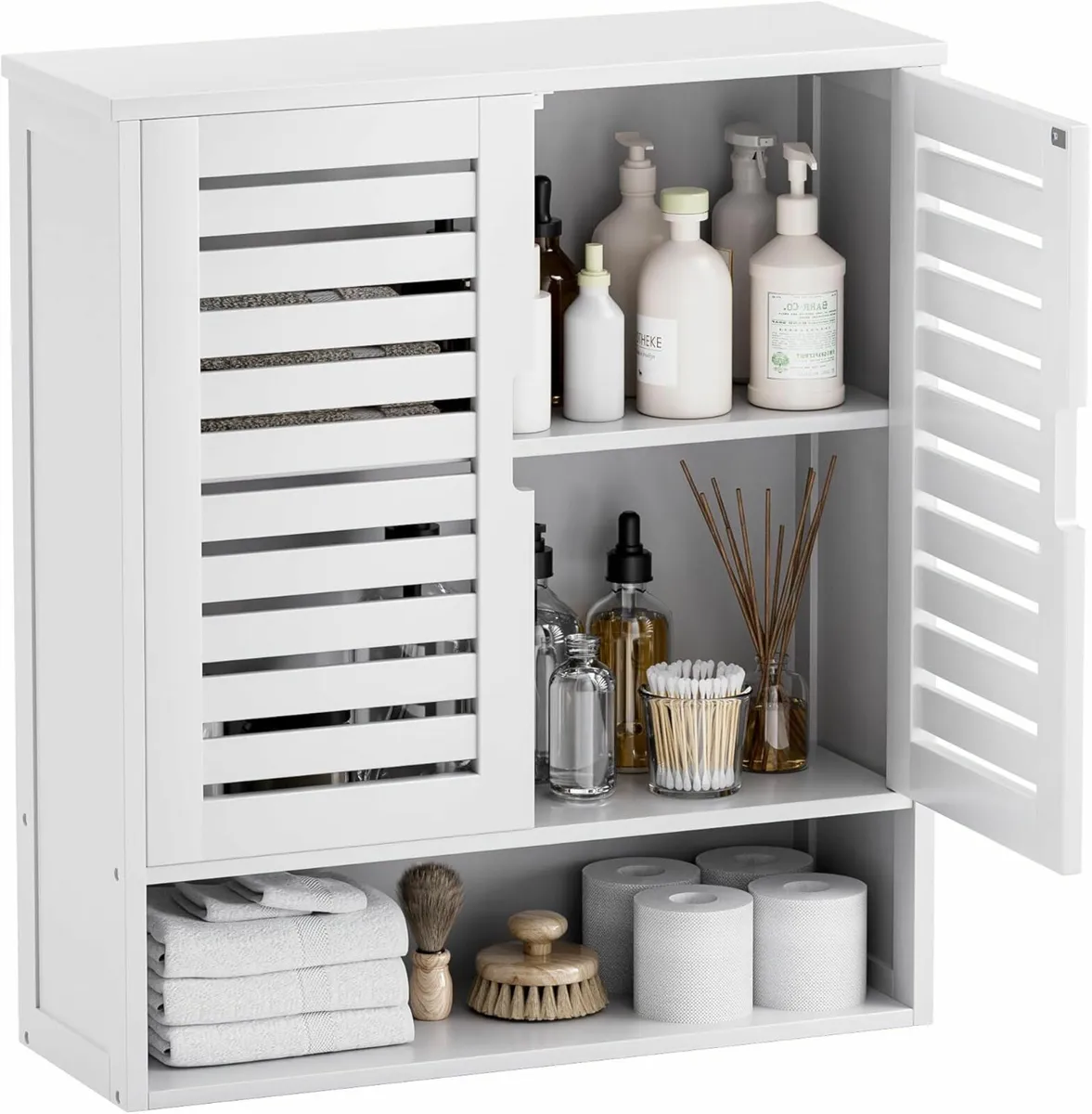 Bathroom Cabinet Wall Mounted Over-Toilet Storage - Image 1