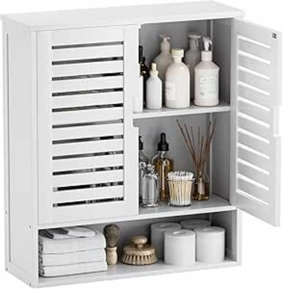 Bathroom Cabinet Wall Mounted Over-Toilet Storage - Image 4