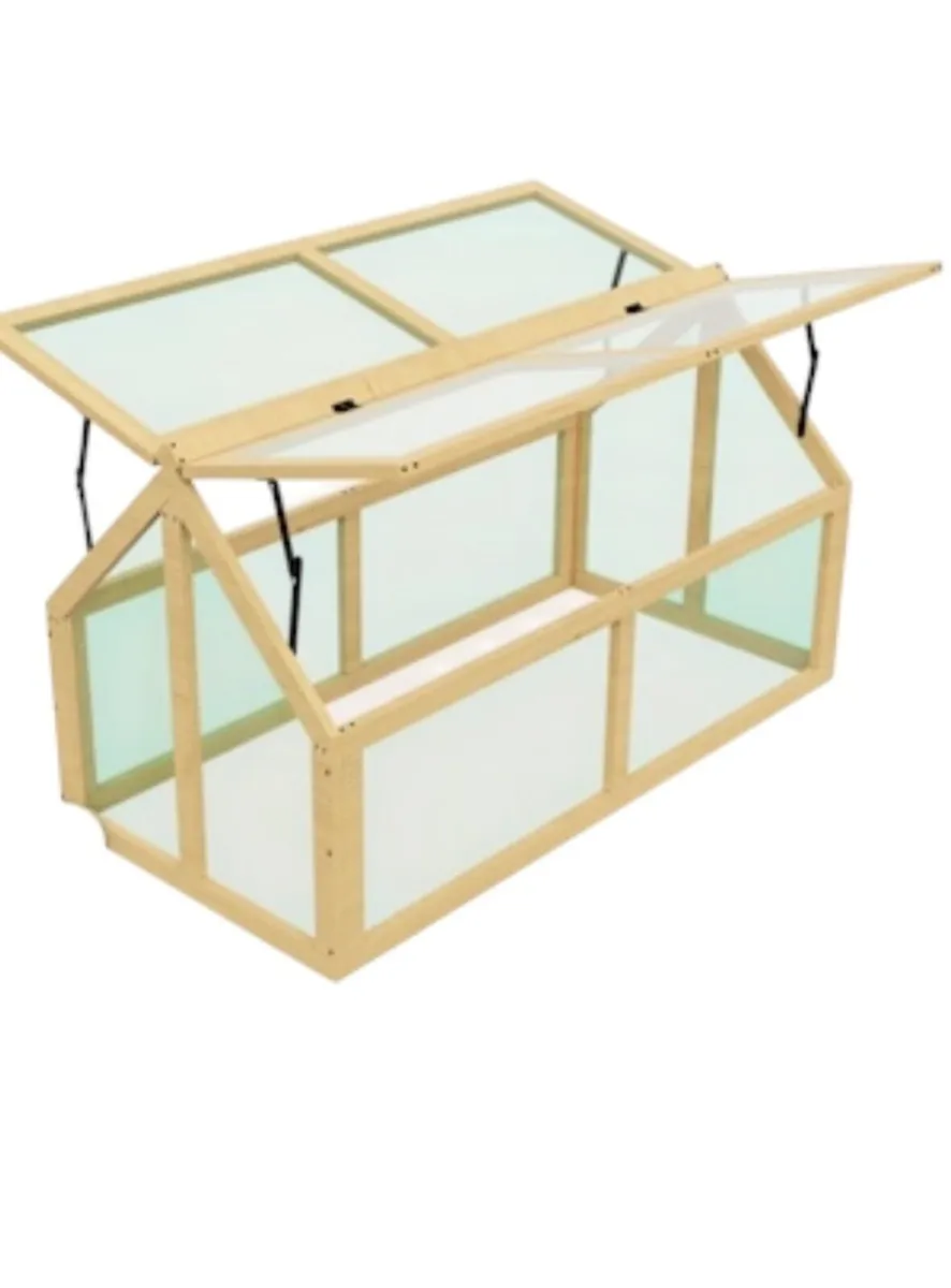 Handmade Greenhouse with Cold Frames – Micro grow - Image 2