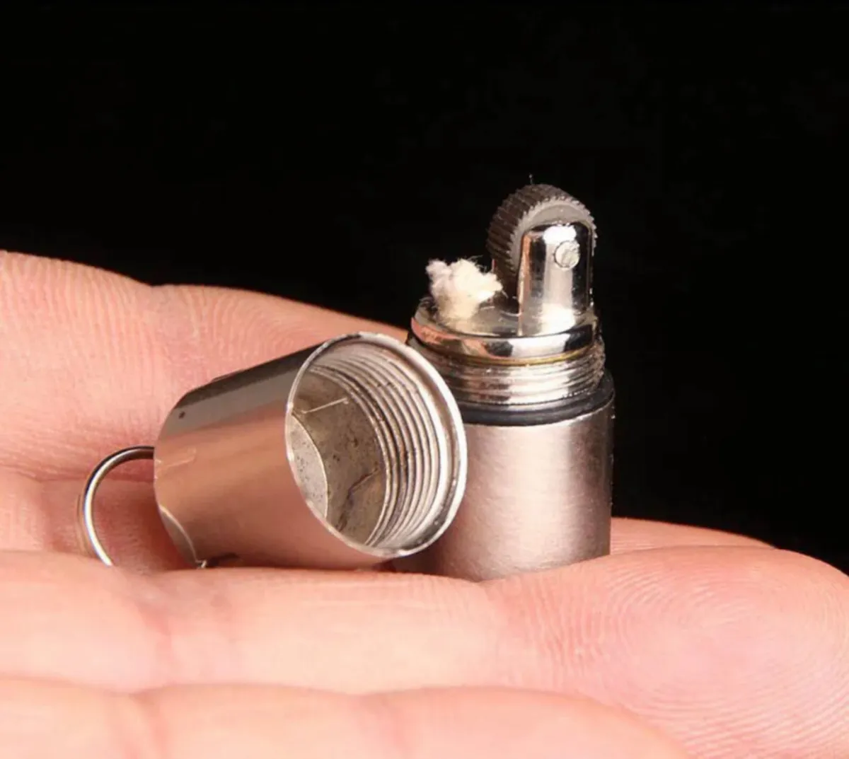 Smallest Lighter Ever! Mini Petrol Keyring NEW - Image 2