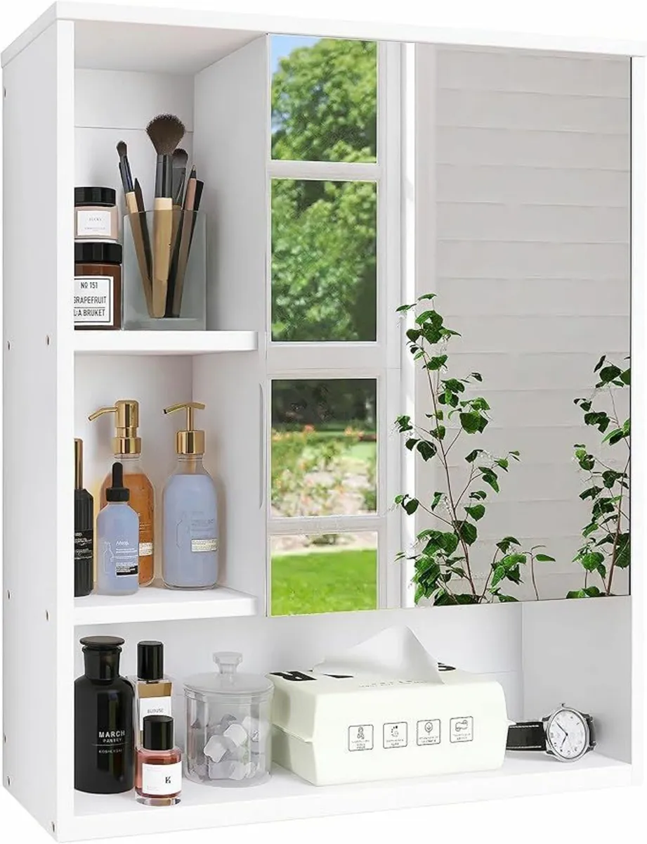 Bathroom Mirror Cabinet Wall Mounted Cabinet - Image 1