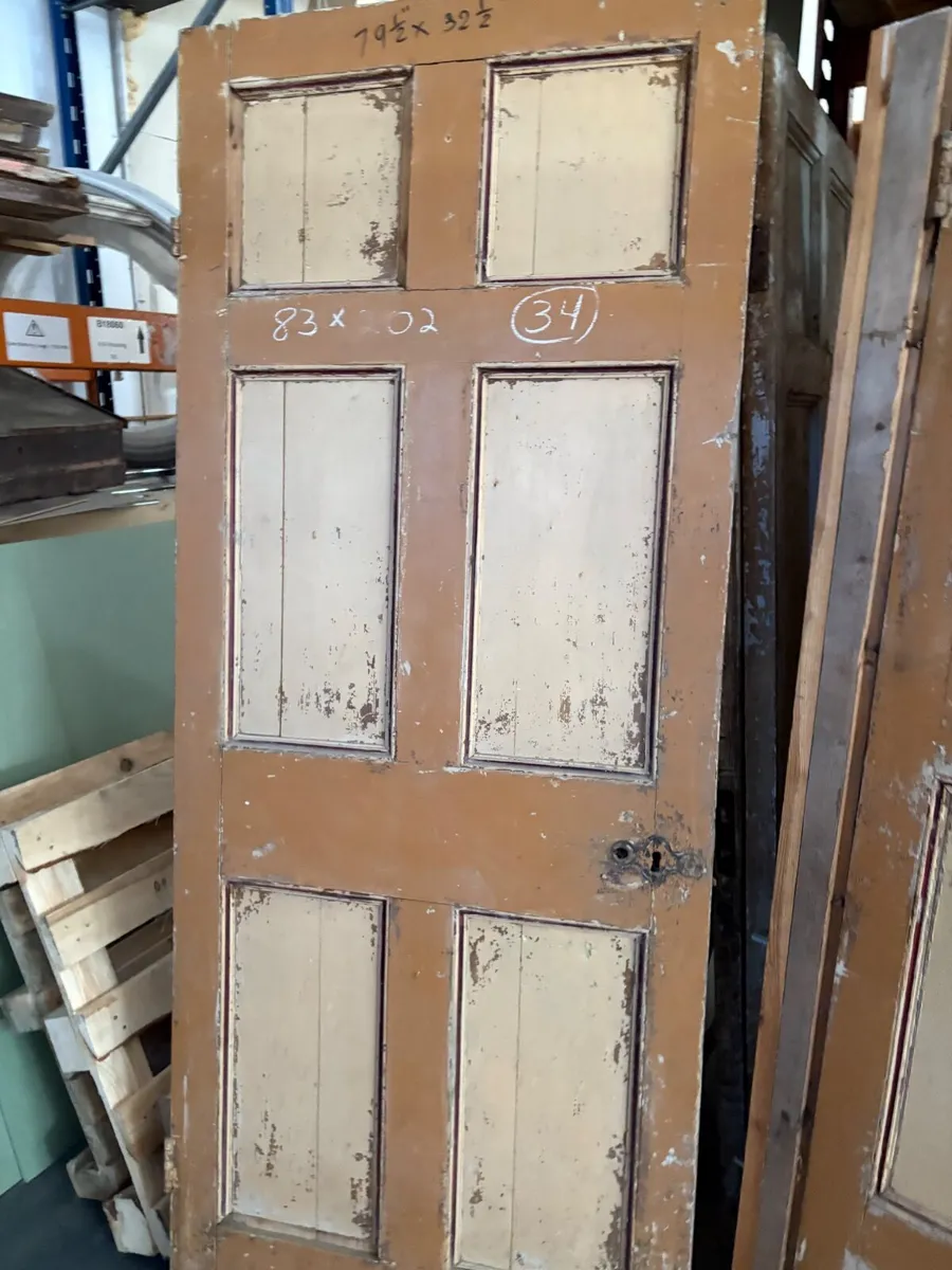 Vintage 6 panel doors - Image 3