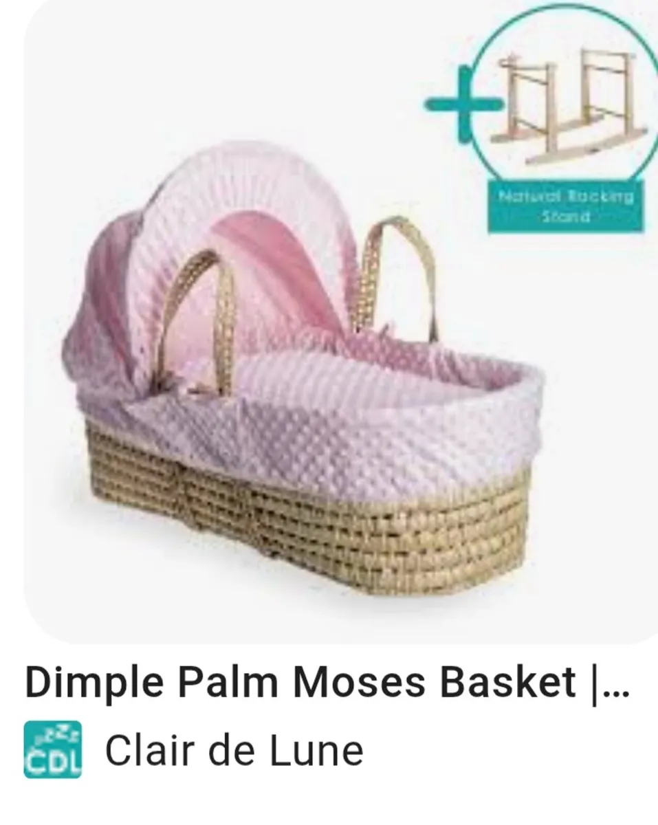 Moses baskets brand new in wrappers - Image 2