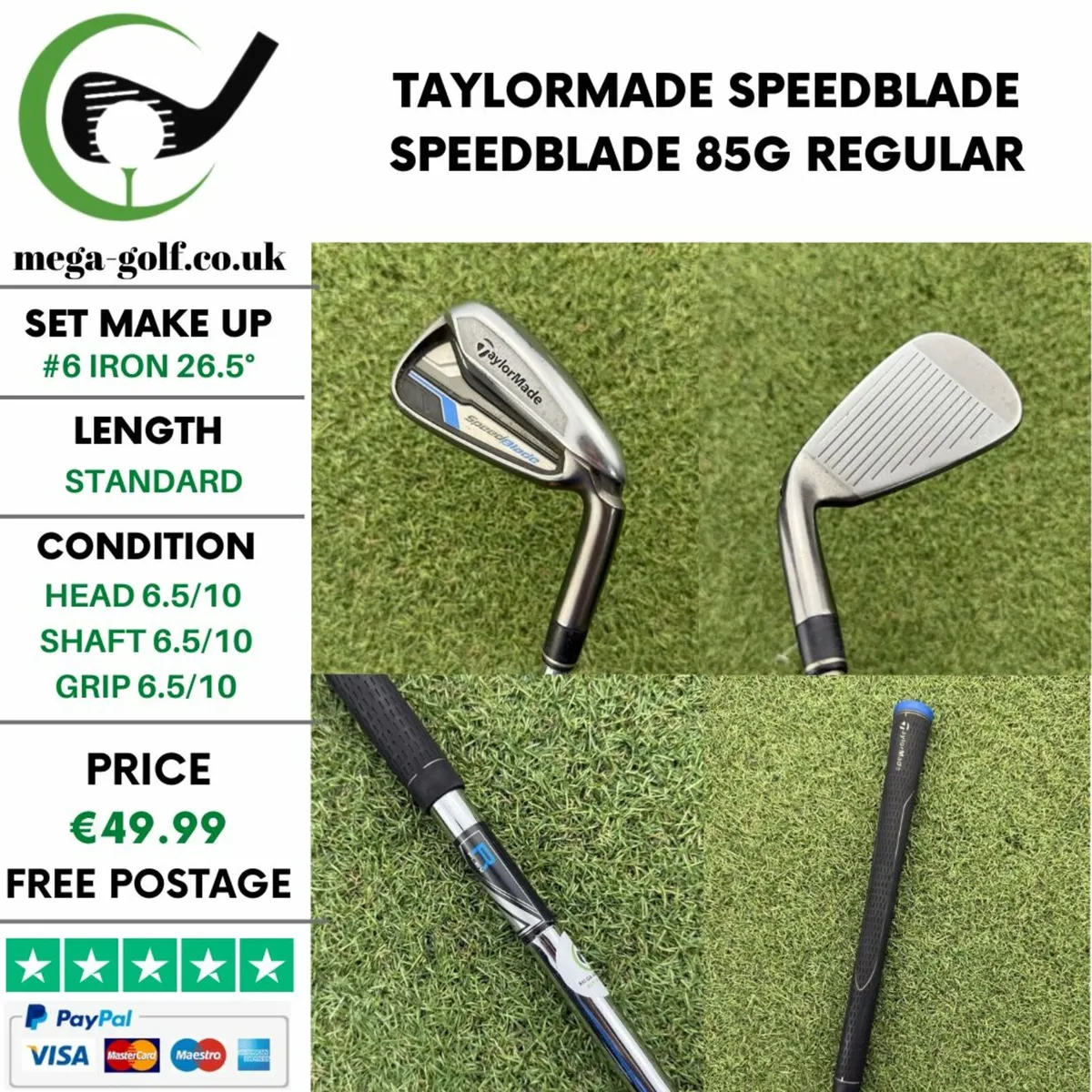 TAYLORMADE SPEEDBLADE #6 IRON 26.5° / REGULAR - Image 1