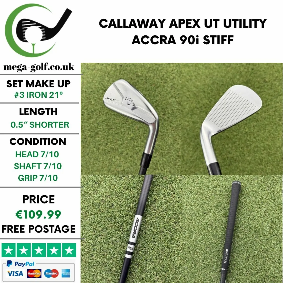 CALLAWAY APEX UT UTILITY #3 IRON 21º / STIFF - Image 1