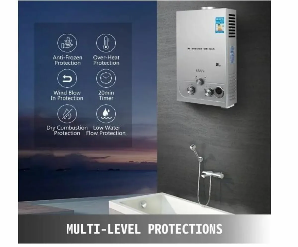 8L Water Heater Gas 16KW - Image 4