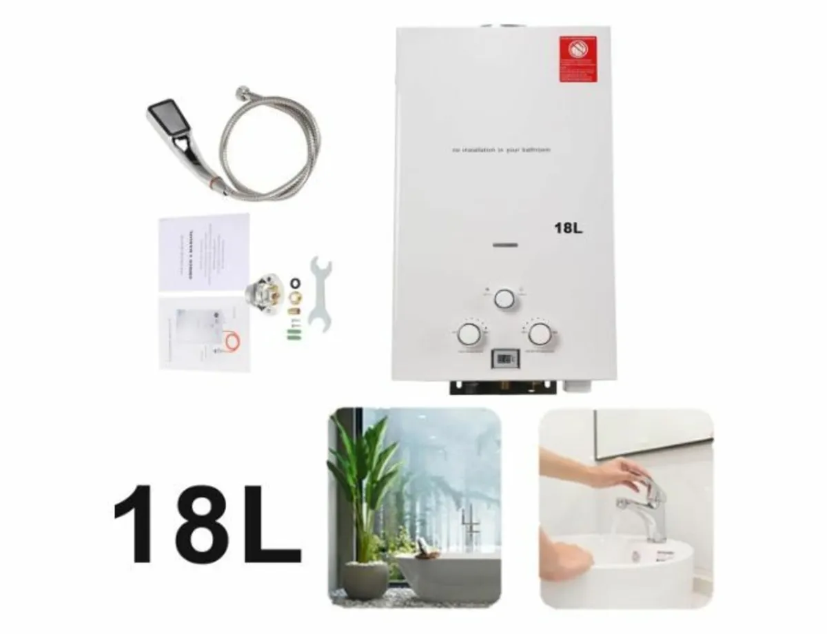 18L 36KW Gas Instantaneous Water Heater - Image 3