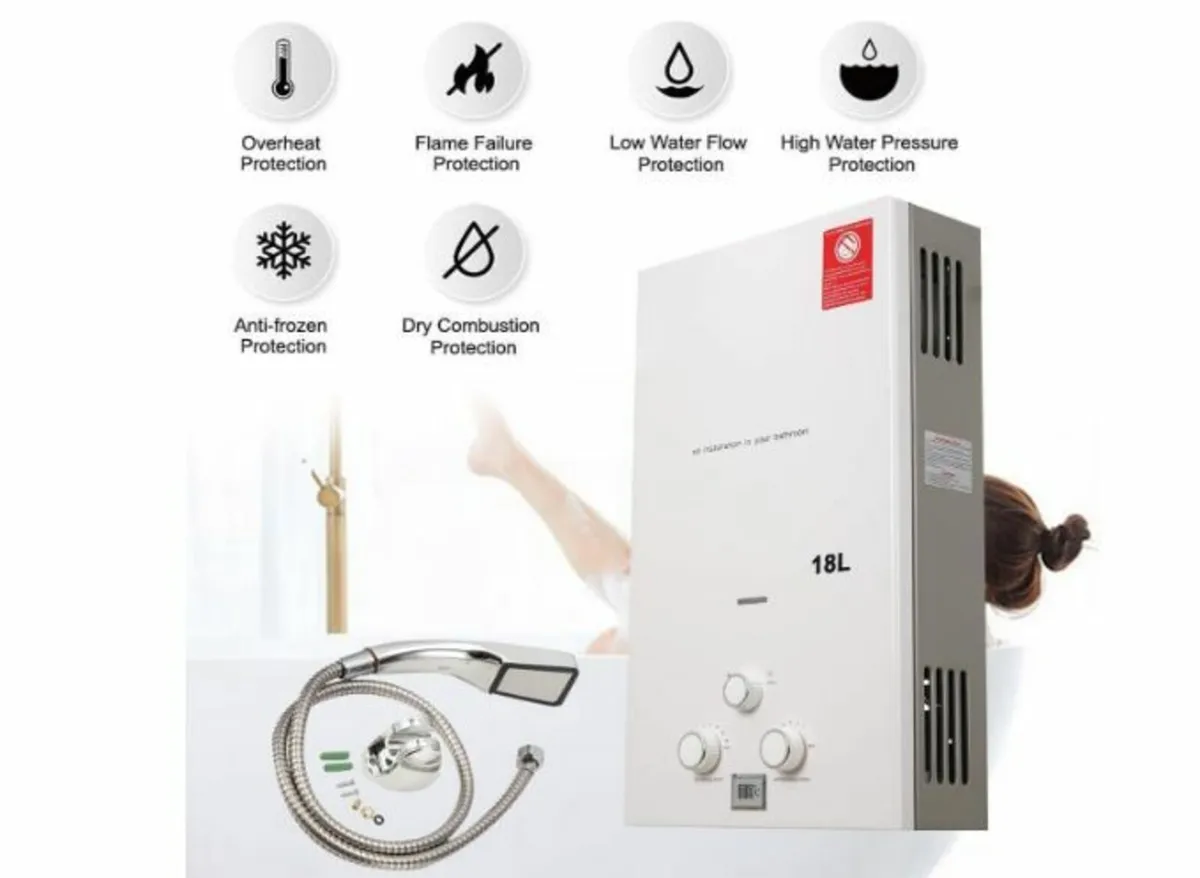 18L 36KW Gas Instantaneous Water Heater - Image 4