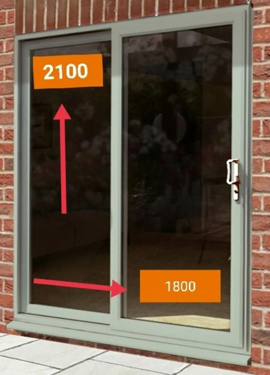 HIGH QUALITY GREEN PATIO SLIDING DOORS AVAILABLE