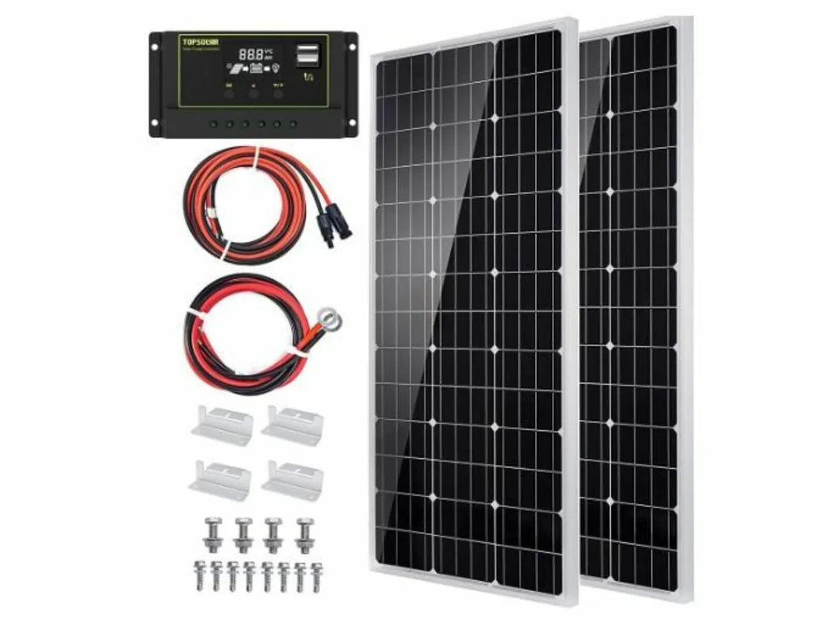 200 W solar panel, monocrystalline - Image 1