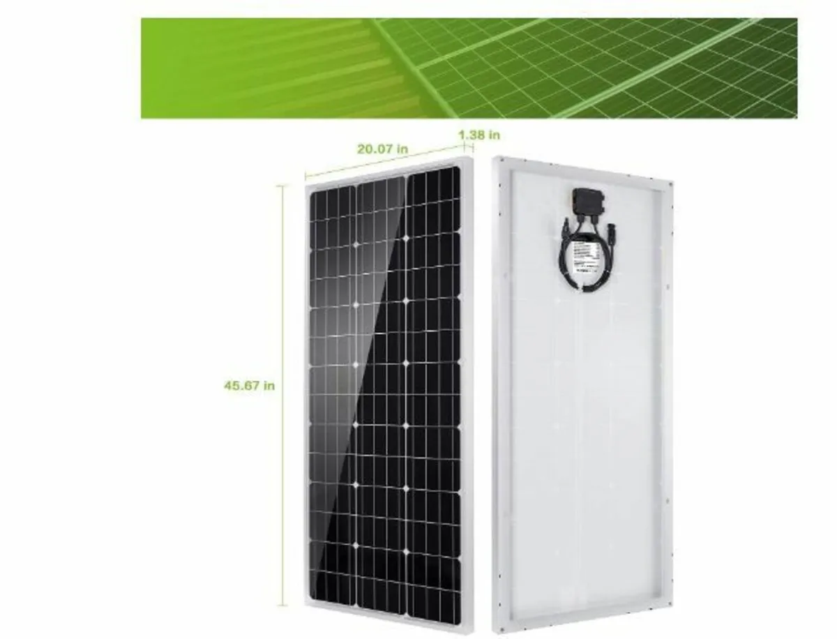 200 W solar panel, monocrystalline - Image 2