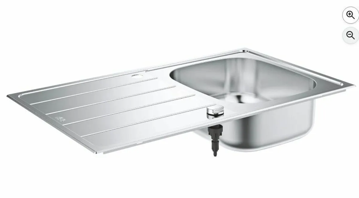 Kitchen Sink, 1 Basin, 86 x 50 cm - Image 1