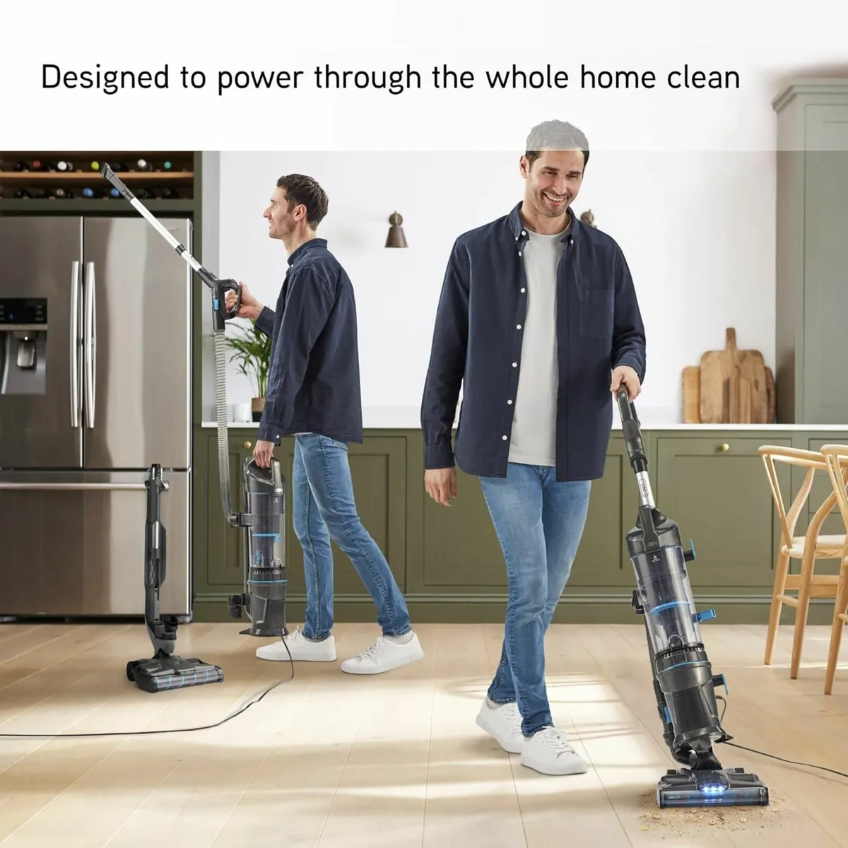 Air Lift 2 Pet Upright Vacuum VersaClean Grey/Blue - Image 4