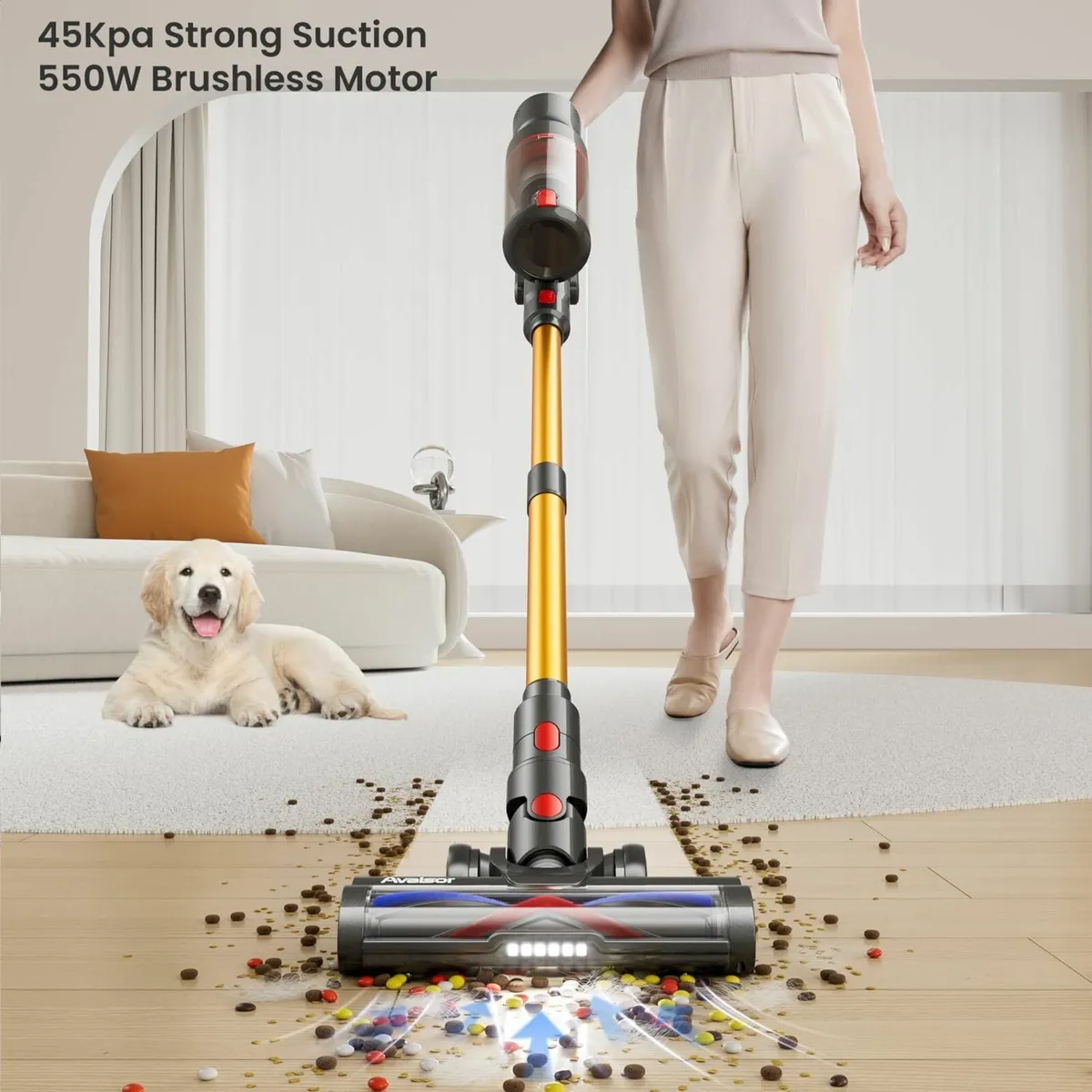 Cordless Vacuum Cleaner Smart Touch Pet Hair - Image 2