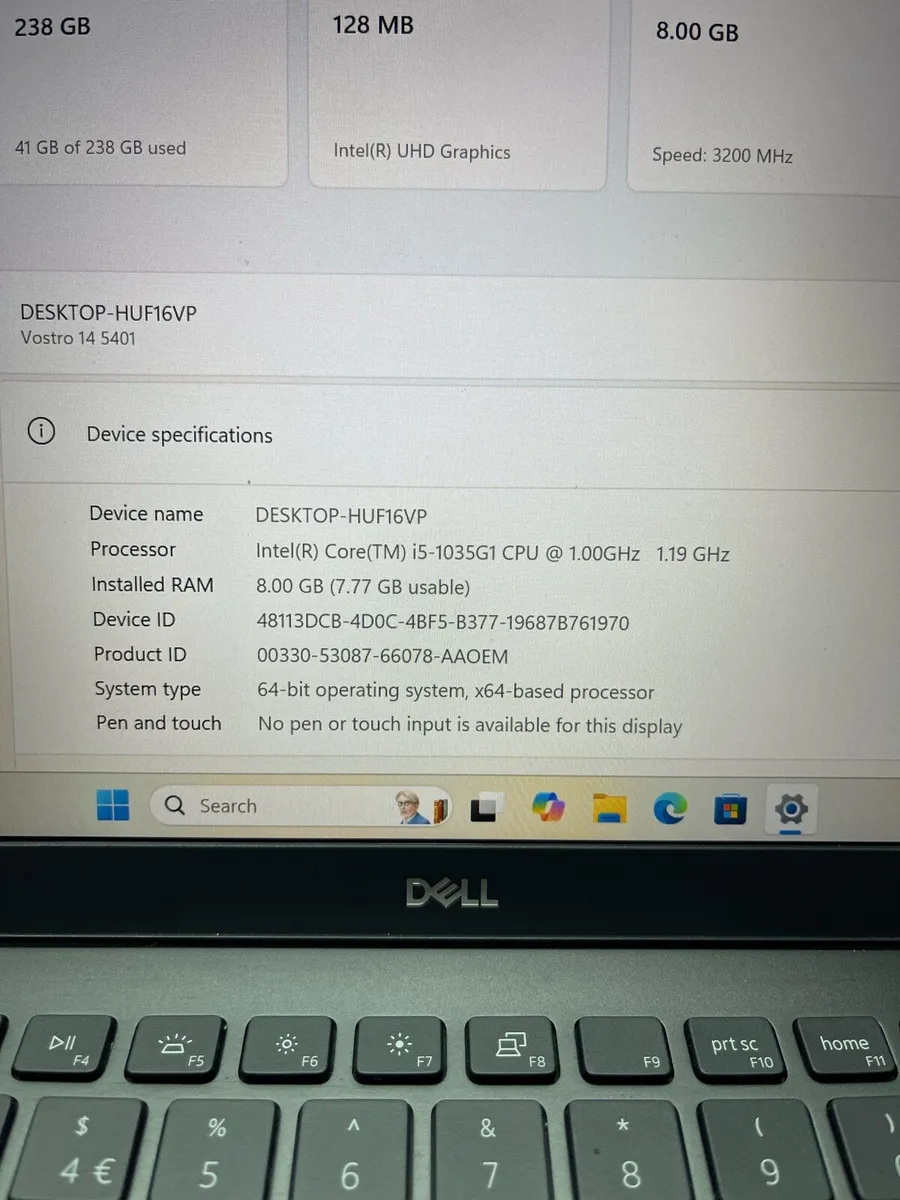 Dell Vostro i5 10th generation w11 - Image 4