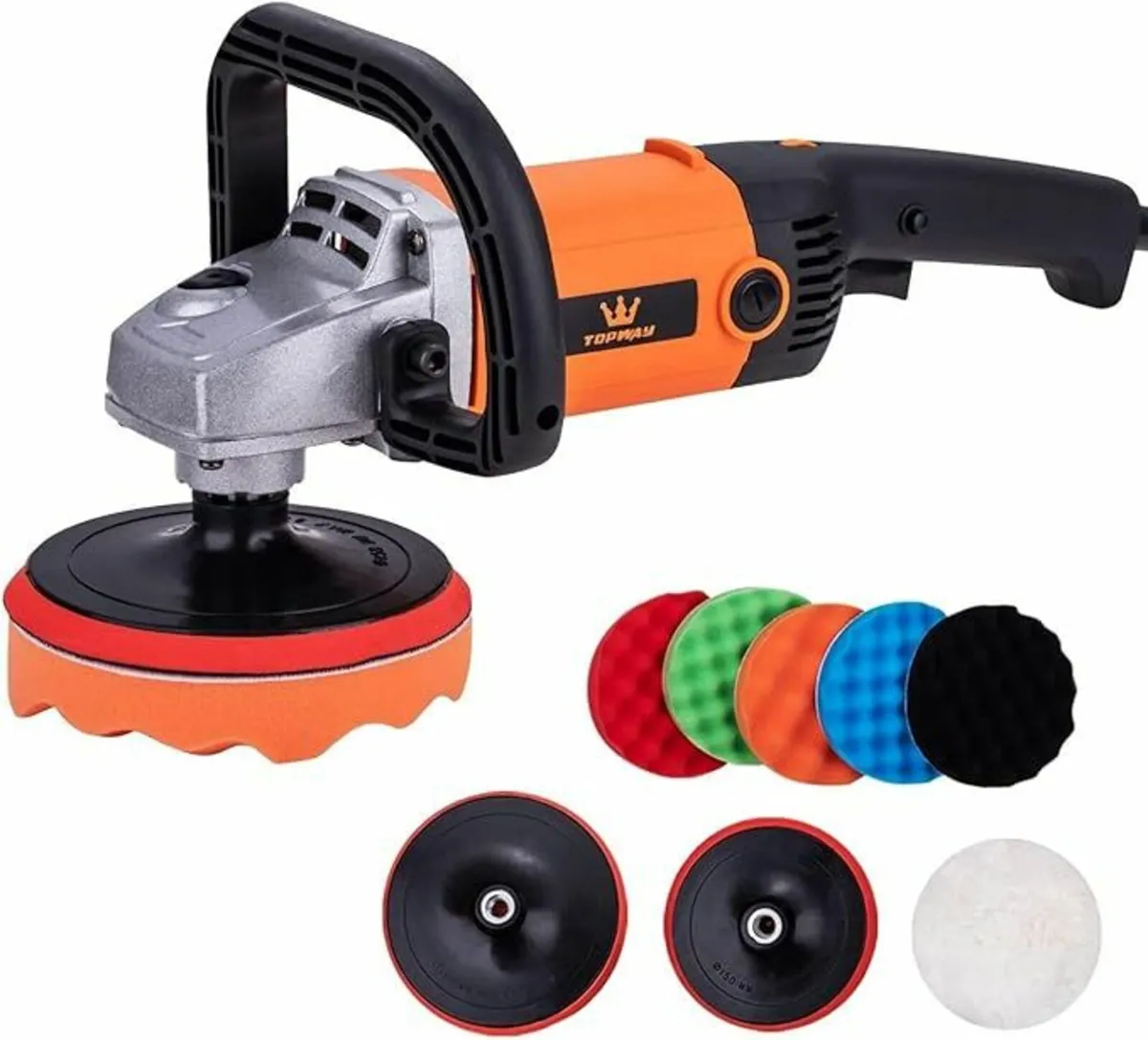 Car Polisher Set 180mm and 150mm Electronic - Image 1