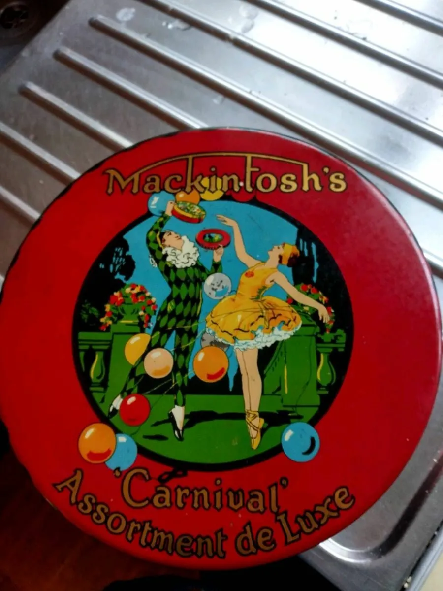Antique Mackintosh's " Carnival" sweet tin - Image 1