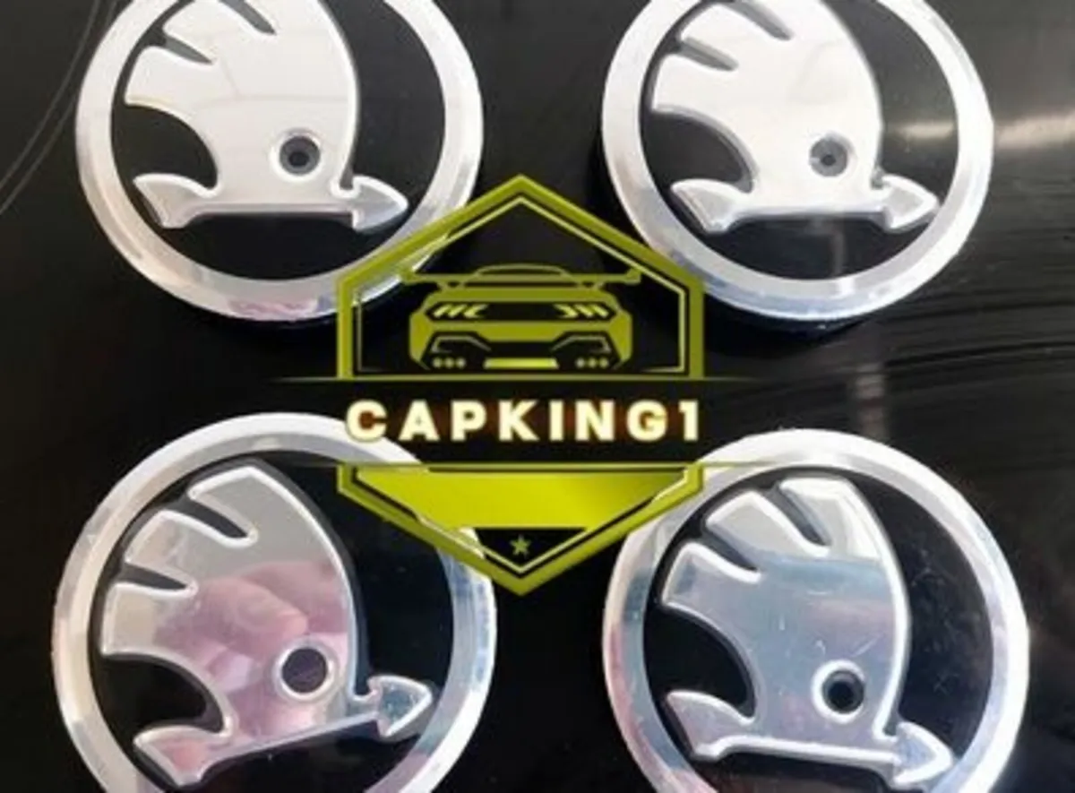 4 x Skoda Centre Caps

- FREE POST - Image 1