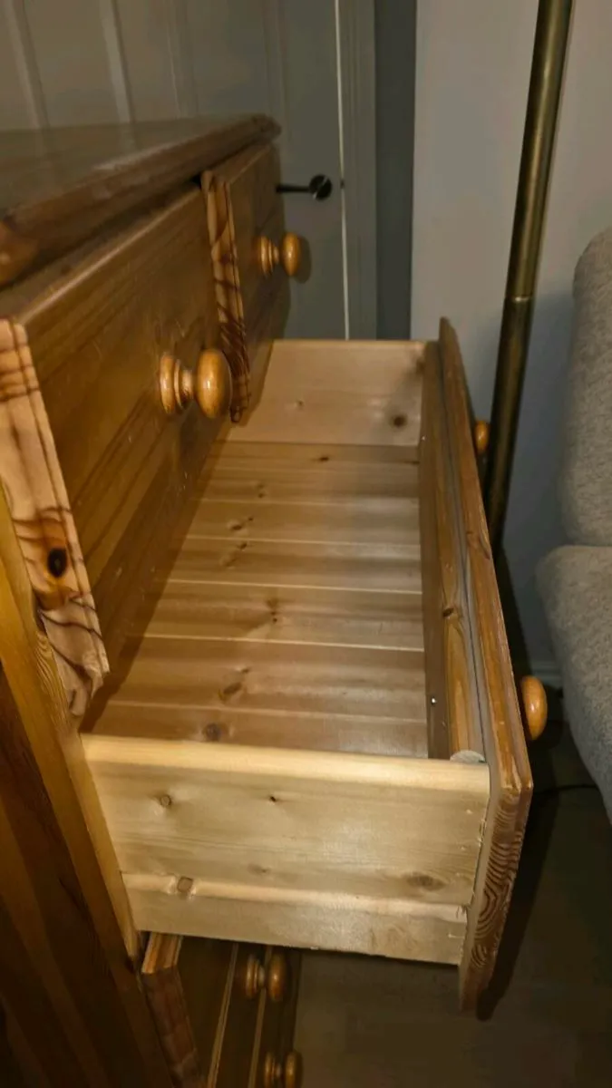 Solid Pine Chest of Drawers - Image 3