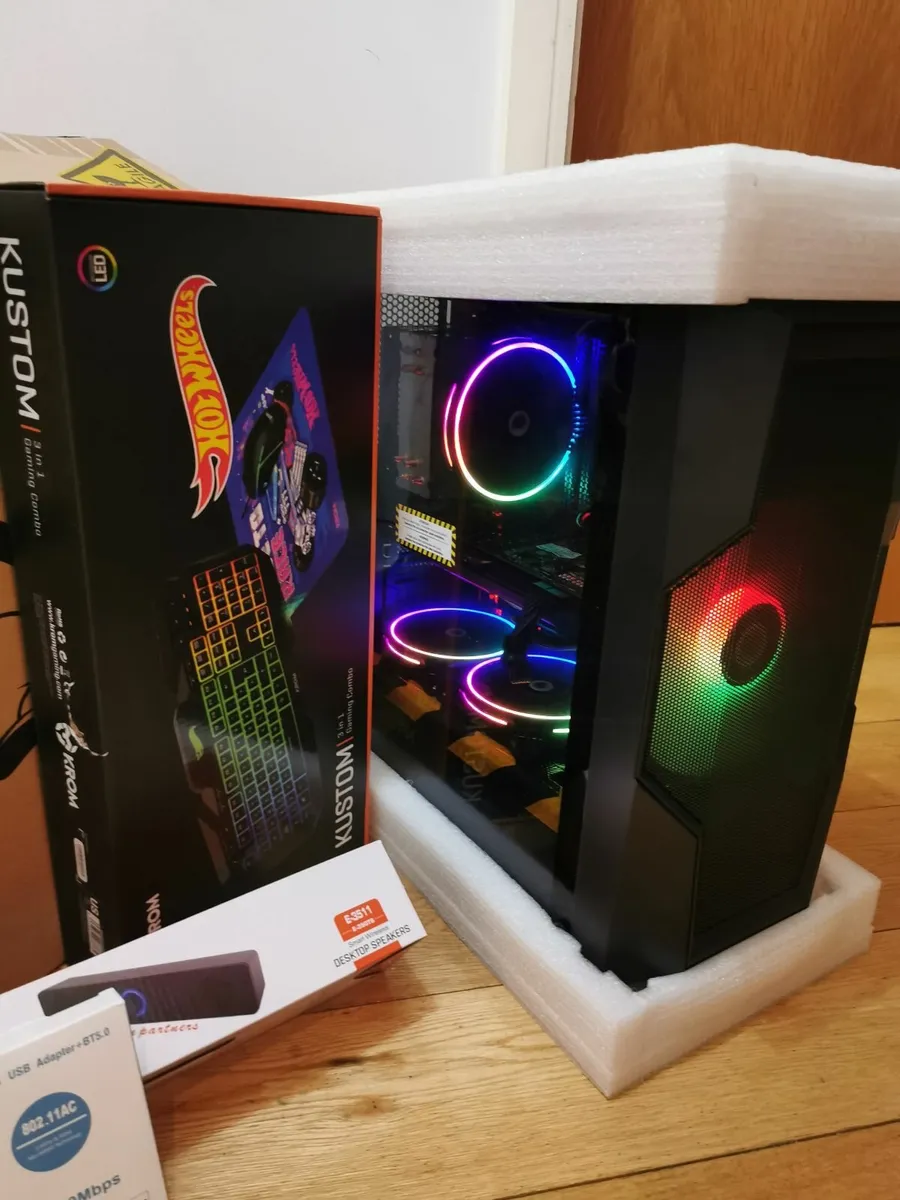 PC GAMING COMPUTER cpu i7. 1 TB SSD 8 FANS LED - Image 2