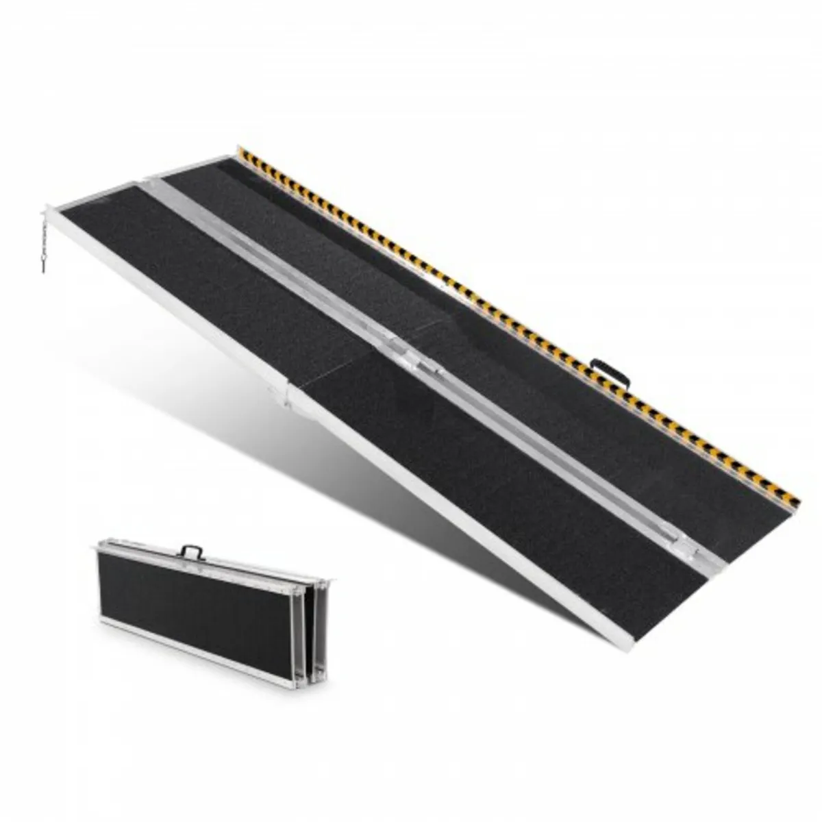 Portable Wheelchair Ramp, 8 ft 800 lbs Capacity, N - Image 1