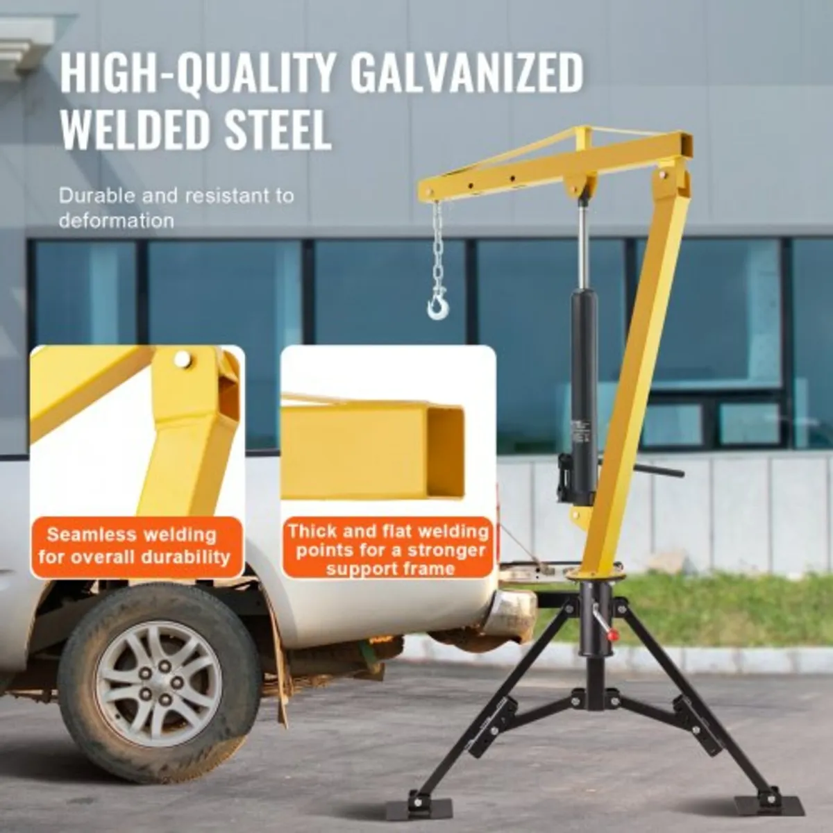 Hydraulic Pickup Truck Crane, 1000 lbs Capacity, 3 - Image 2