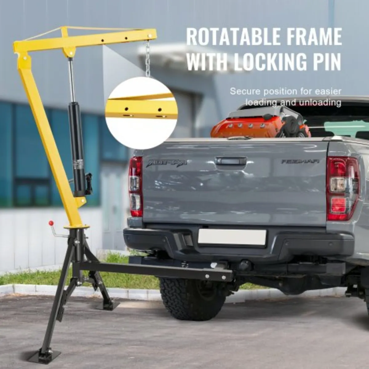 Hydraulic Pickup Truck Crane, 1000 lbs Capacity, 3 - Image 4