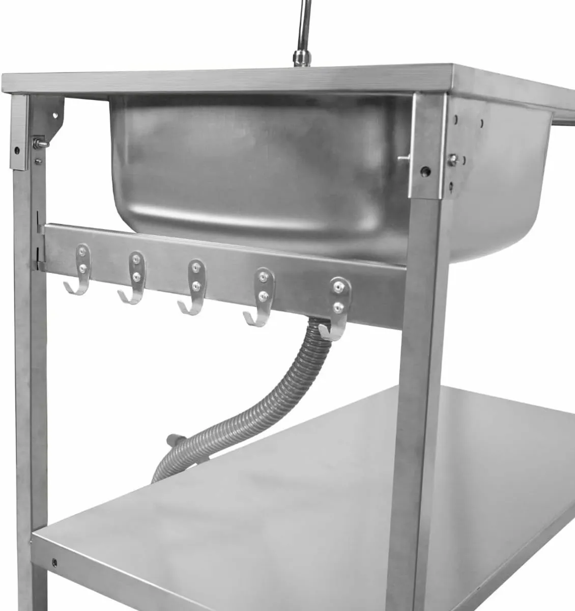 Foldable Stainless Steel Camping Sink with Tap - Image 1
