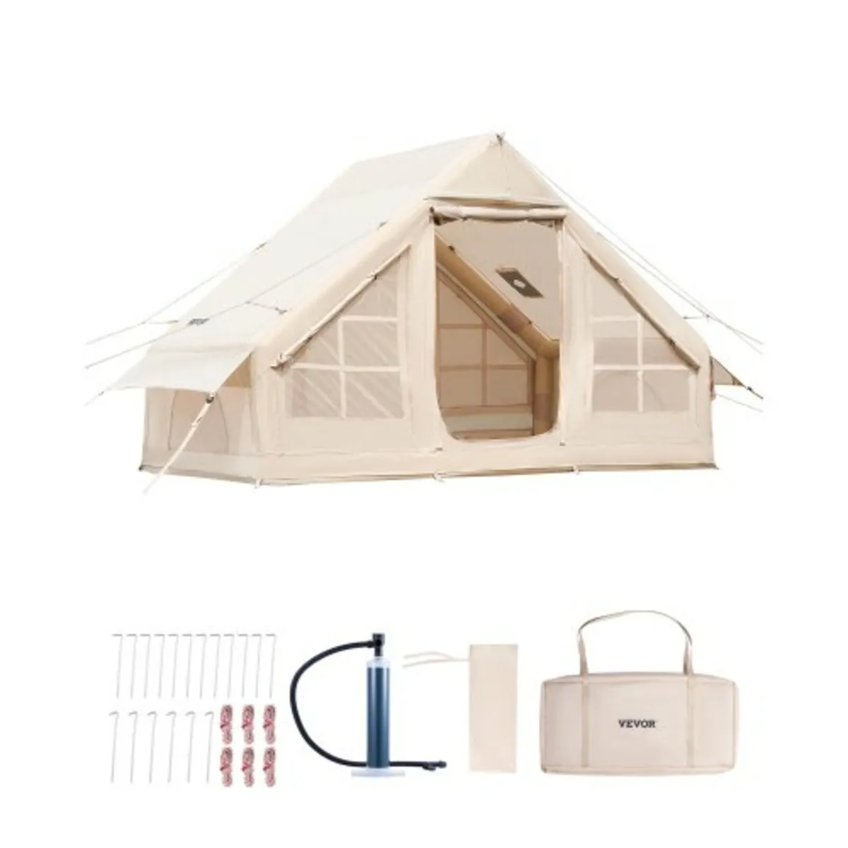 Inflatable Tent for Camping 3-5 Person Glamping Te - Image 1